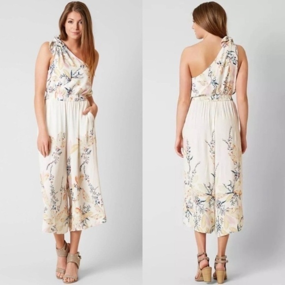 Free People Island Time Wide Leg Floral Jumper Large